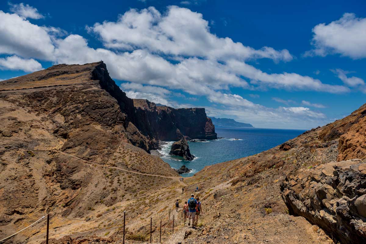 Прибережні скелі на Ponta de São Lourenço, Madeira